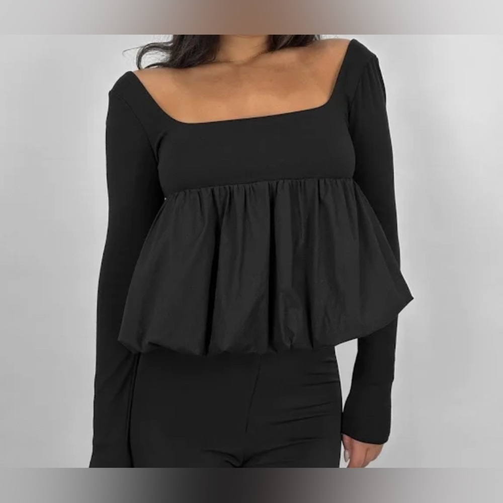 Fore Elegant Black Women's Top